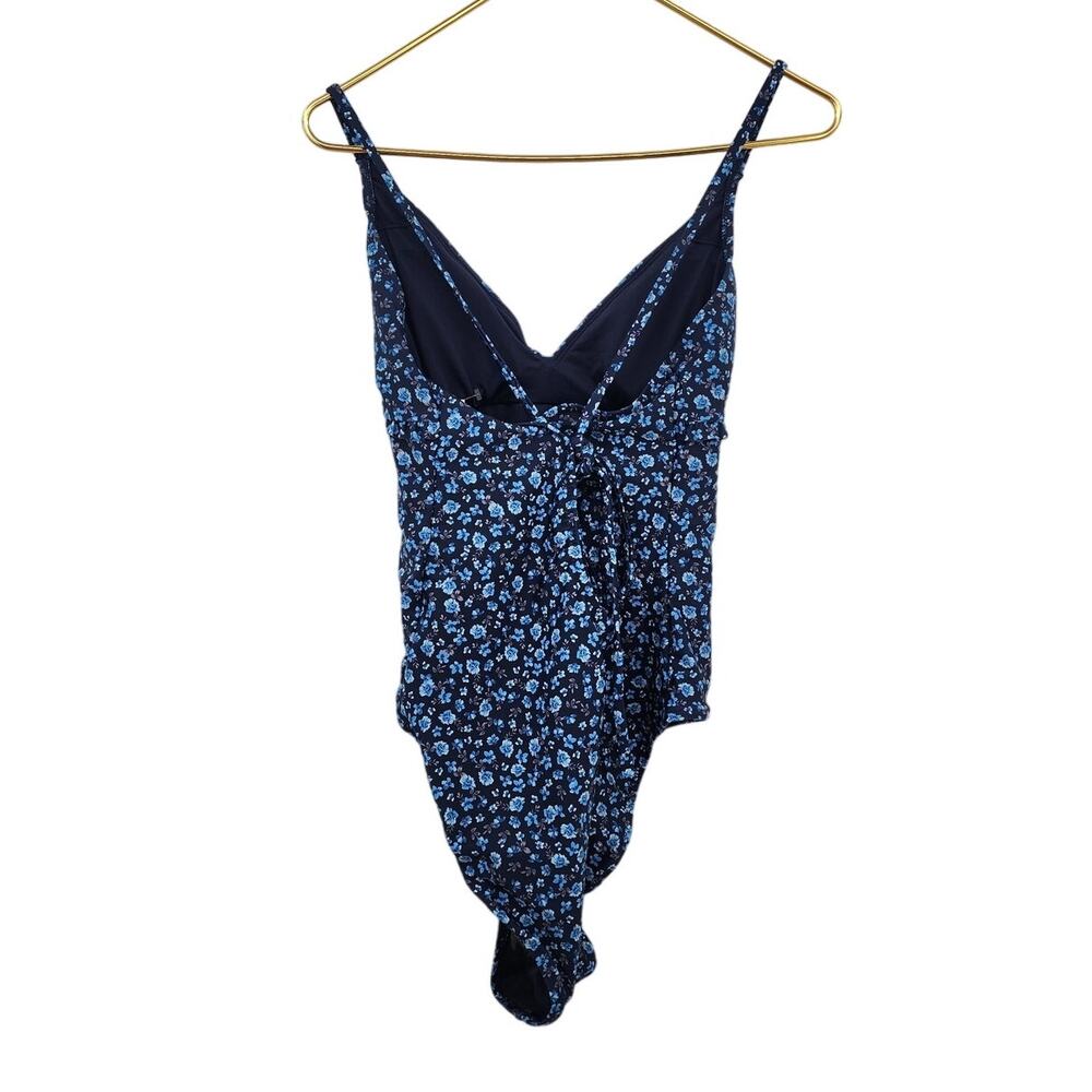 New NWT Old navy‎ Womens Floral Blue One Piece Swimsuit Size XL - Picture 3 of 6